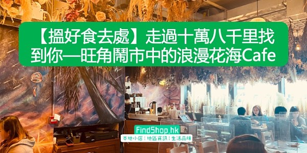 【搵好食去處】走過十萬八千里找到你—旺角鬧市中的浪漫花海Cafe